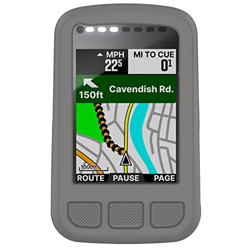 Funda para Wahoo ELEMNT Bolt V2 LOKEKE protectora de silicona gris