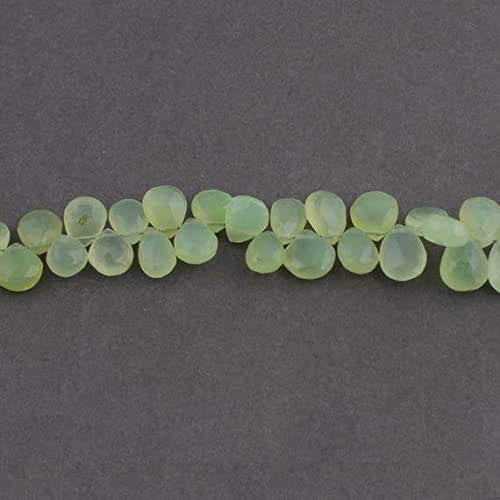 Perles Calcédoine Verte LKBEADS pour Bijoux Bohèmes d'Été