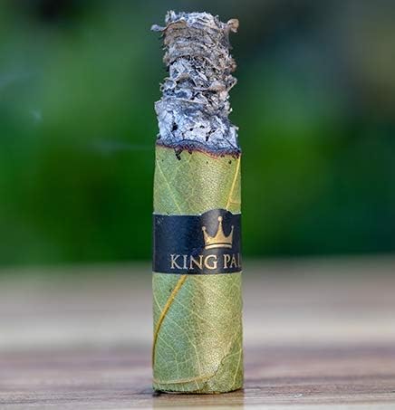 King Palm King Size Natural Pre Wrap Palm Leafs (2 Packs of 2, 4 Rolls Total) - Pre Rolled Cones - All Natural Cones - Corn Husk Filter - Preroll Cones - Prerolled Cones with Filter - Organic Cones