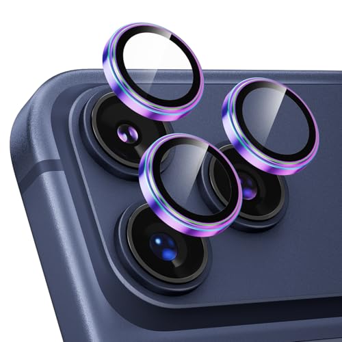 Podick �����Y�J�o�[ iPhone 17 Pro/17 Pro Max �p �J�����t�B���� �y�\���Ă銴�[���I�z 9H�����K���X �A���~���� �ϏՌ� ��phone17pro/17pro max �J�����ی� �����ߗ� �L�Y�h�~ �I�o�I�[�o�[�h�~ �C�A�[