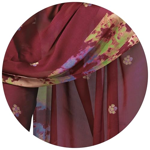 Image of MIRCHI FASHION Saree for Woman Chiffon Tie Dye Printed | Lightweight Daily Wear Women's Sari with Unstitched Blouse Piece (Available in 10 Colors)