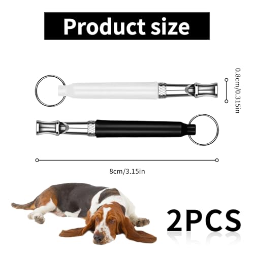 2 Stück Hundepfeife Rütter Rückruf,Hundepfeife Hochfrequenz Lautlos,Hundepfeife Rückruf,Erziehungshilfen für Hunde,Hundetraining Hundepfeifen Gegen Bellen,Hilfsmittel Pfeife Hund Rückruf,Dog Whistle