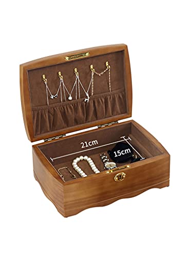 Solid Wood Jewelry Box, Chinese Style Earrings, Necklaces, High-End Watches, Hand Accessories, Wooden Storage Boxes, Gift Boxes #TOP6