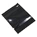PABCK 20 Pcs 7.87x11.8 inch Black Zipper Storage Bags 5.1 Mil Thick for Clothing Organization Relocating Moving Traveling Reclosable Resealable Poly Plastic Packaging