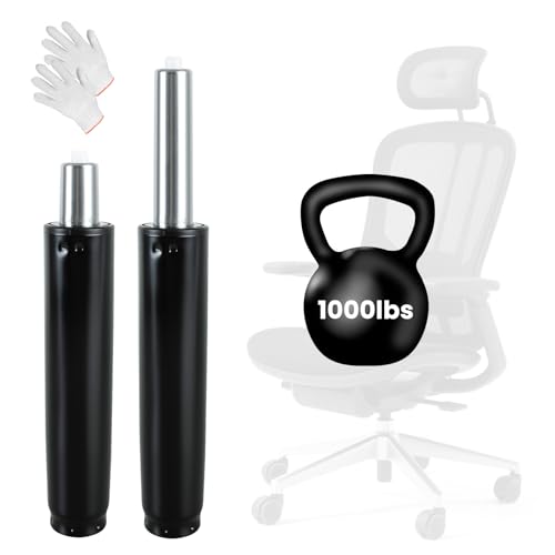 Image of DUPDMKIN 11 Inches to 16 Inches Office Chair Cylinder Replacement 1000lbs, 5.5" Stroke, Chair Gas Lift Cylinder Fits Most Chairs, Office Chair Hydraulic Cylinder Replacement Parts,Class 4