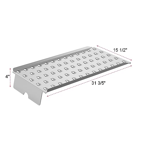 BMMXBI Drip Pan Tray Replacement Parts for Camp Chef 36 Series Pellet Grills Smoke Pro LUX 36, SGX 36, PG36SGX-1, Woodwind WiFi 36, Drip Pan Heat Baffle for Traeger 34 Series Grills - Thumbnail 2