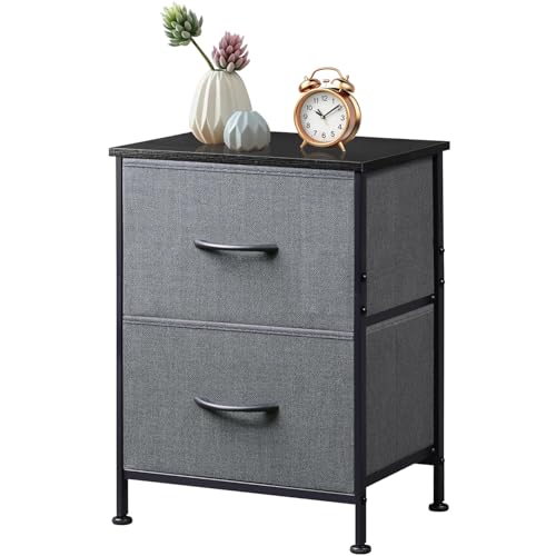 Lista de Cajones - los preferidos. 44 FURRIFIC Buros para recamara, Burós Mesa de Noche con 2 cajones, Organizador de Tela para vestidor para Dormitorio, Armario, Pasillo, guardería, Mesa Auxiliar, Mueble Lateral...