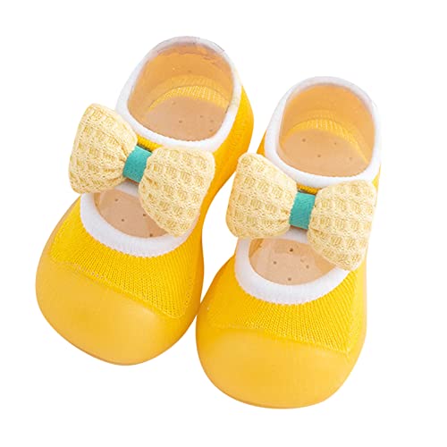 Toddler Sock Shoes Kids Infant Newborn Baby Boys Girls Shoes First Walkers Cute Bowknot Soft Antislip Sock Shoes B