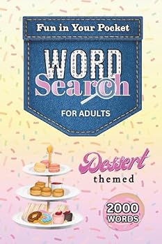 Paperback Dessert Themed Word Search for Adults: Fun in Your Pocket Book
