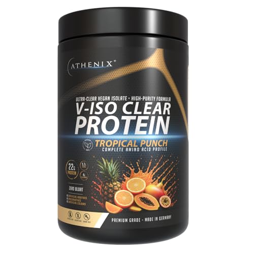 Isolat végétalien ultra-transparent ATHENIX V-ISO Clear Protein tropical 22g