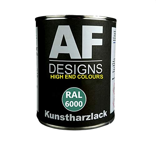 Alex Flittner Designs 1 Litre Résine Vernis Laque Teintée Peinture à Base de Résine RAL5000-5024 Brillant Satiné Mat - RAL5024 Bleu Pastel Satiné