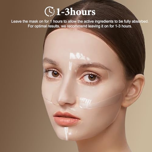 ISTON 6 Pack Bio-Collagen Real Deep Anti Wrinkle Lifting Mask,Overnight Hydrating Face Mask for All Skin Types -Pore Minimizing,Elasticity Enhancing,Firming,Moisturizing - Image 6