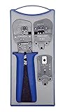 Querschnitt=0,14..6 mm² Klauke Presszange Pro-Serie SKP1 +Pressköpfe Presswerkzeug Kabelschuhe/Verbinder, Aderendhülsen, Schirmanschluss 4012078523653