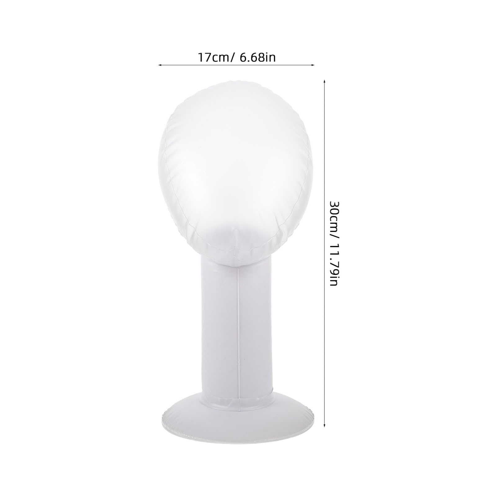 NIYANGLE PVC Inflatable Mannequin Head for Baseball Caps and Wigs Durable Hat Display Stand for Tabletop Use Realistic Design for Makeup and Beauty Industry Reusable Support Holder