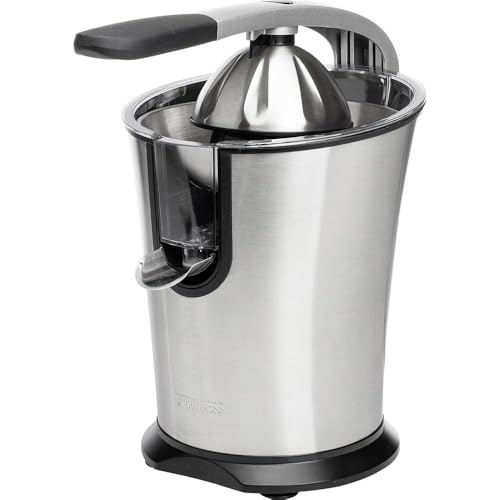 Miniatura 4 de Princess 201860 Exprimidor De Cítricos Master Juicer Pro, Cono Universal De Acero Inoxidable, Brazo De Palanca Profesional, Potente Motor De 300 W, Filtro Para Pulpa, Depósito Con Sistema Antigoteo