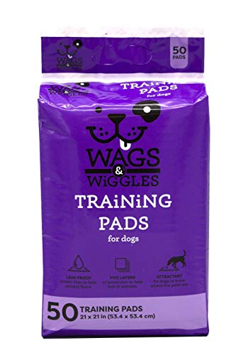 Wags & Wiggles Training Pads for Dogs - Super Absorbent