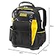 STANLEY FATMAX Werkzeugrucksack (36 x 46 x 27 cm, mit Taschen für Werkzeug, Zubehör, Laptop, Netzfach, robustes Denier Nylon, ergonomische Rücken- und Schulterpolsterung) 1-95-611