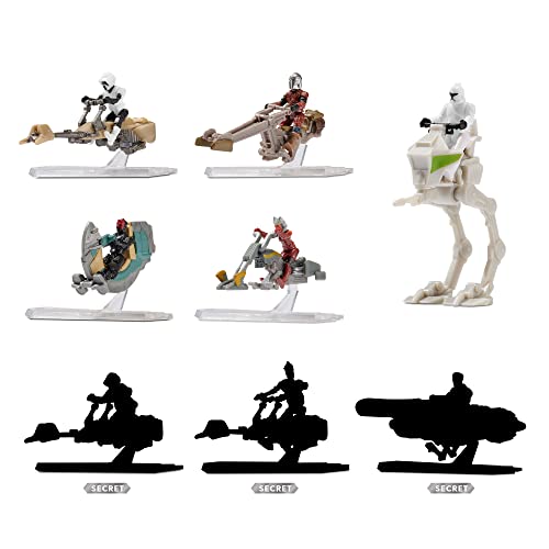 SWJ0001 Star Wars Micro Galaxy Mystery Vehicles & Figures Series 1 (Box of 12) 2" / Scout 