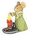 Enesco Tails with Heart Christmas Glow Figurine, 2.05 Inch, Multicolor