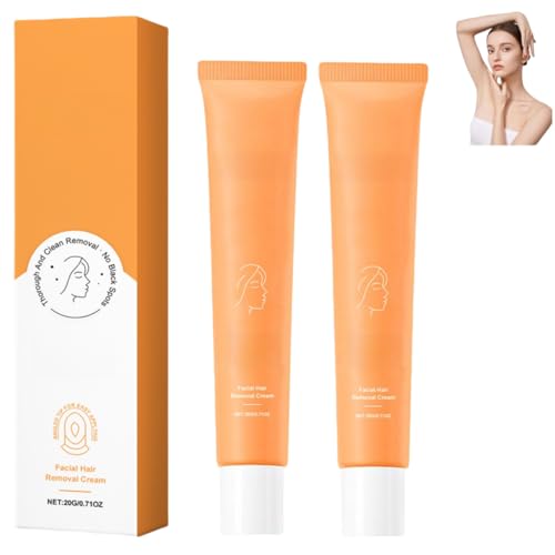Crema depilatoria, depilación facial suave, adecuada para rostro, vello púbico, zona del bikini y piel sensible, dejando la piel más suave.
