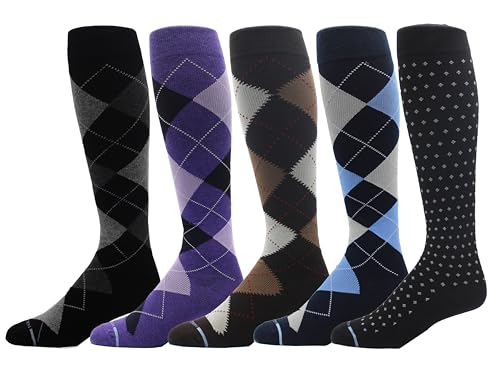 Image of Dr. Motion Compression Socks For Men & Women BEST Graduated Athletic Fit For Walking, Hiking, Running, Nurses 5 Pairs