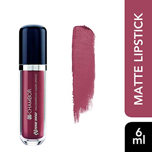 Image of Chambor Extreme Wear Transfer Proof Liquid Lipstick, Truffle No.484, 6 ml