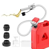 KAOLALI Pompa Gasolio 12v con Arresto Automatico (9L/min) per Gasolio Olio Testa da 28mm Pompa Benzina Elettrica per Auto, Camper, Generatore, Barca