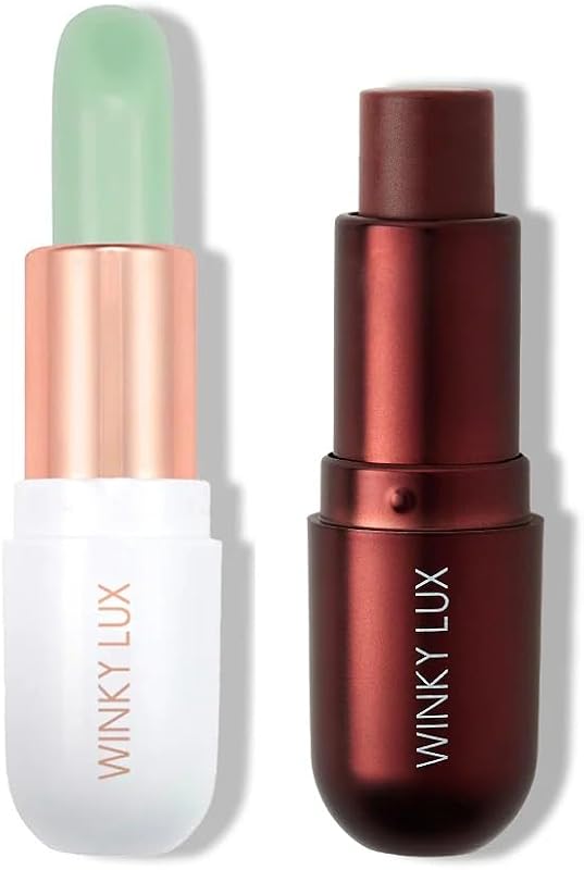 Winky Lux Matcha & Espresso Tini Balm Duo, Hydrating Vanilla Scented Set