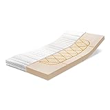 RAVENSBERGER Kinder-Latex-Matratze 70 x 140 cm | 100% Latex |Härtegrad Soft RG 70|Antimon FREI - Silber FREI - ohne optische Aufheller | Baumwoll-Doppeltuch-Bezug | Made in Europe |10 Jahre Garantie