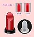 AKOAK 9 Pcs/Set DIY Lipstick Mould, Creative Various Shapes of Lipstick Making Mould for 12.1mm Tube, Nail/Flower/Beak/Diamond