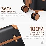 Luggage Sets 3 Piece, Expandable 100% PC Hardshell Suitcase with Spinner Wheels, 20in Suitcase Set with TSA Lock for Women, Carry On Luggage with Travel Backpack - Image 5