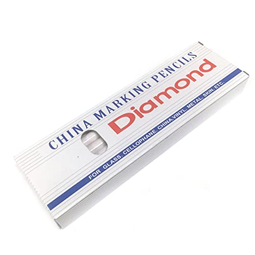 Cutex Supplies Lápis de graxa destacável branco da China (12 unidades)