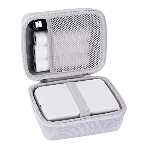 Étui Phomemo M04S khanka housse rigide blanche pour imprimante thermique