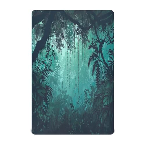 Ttgoth Sábana Bajera Ajustable para Cuna para niños y niñas, sábana de Punto Jersey para Cuna de bebé, sábana densa para Cuna estándar y colchón de Cama Infantil, acogedora, Suave, Transpirable, 27 x