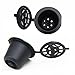 Lot de 5 Recharge pour tasse à café capsule rechargeable réutilisable pour machine Nespresso