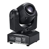 cabeza movil led spot 90w 【Variación multicolor】: la luz del escenario tiene 8 tipos de un solo color y 7 tipos de funciones de mezcla de colores, un total de 15 tipos de haces de diferentes colores y 8 tipos de patrones.