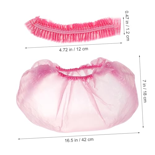 FOMIYES 300pcs Beauty Salon Wash Basin Liners Pink miniatura 2