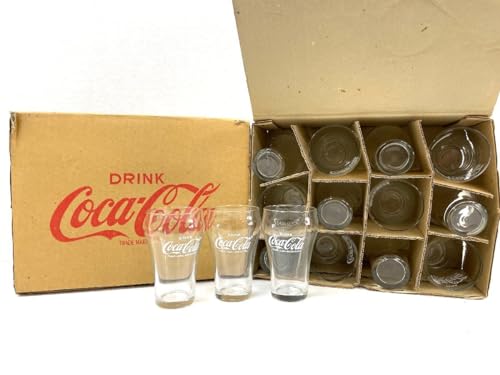 コーラ/コカ コーラ グラス 12個セット×２箱 24個セット ２ダース 東洋ガラス製 昭和レトロ 店舗用品 タンブラー ドリンク