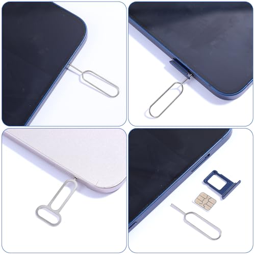 Teaaha 8 Stück Simkarten Nadel Simnadel Ersatz SIM Karten Nadel SIM-Karte Ausbauwerkzeuge