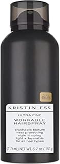 Ultra Fine Workable Hairspray by Kristin Ess for Unisex - 6.7 oz Hair Spray