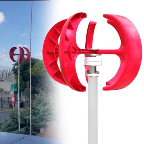 Éolienne 100W 600W 12V 24V verticale avec contrôleur pour électricité maison