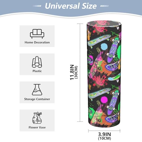 Vase dinosaure transparent en verre rustique pour fleurs et déco de table