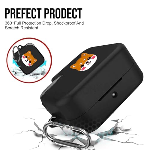 Image of Silicone Case Cover for CMF by Nothing Buds Pro 2 | Buds 2 | Buds 2 Plus (Stikcer Shiba)