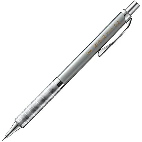 Pentel Druckbleistift, orenz, mit Metall-Griff Cover