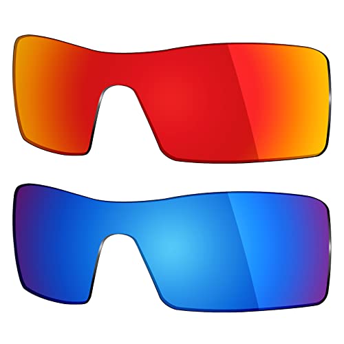 Mryok 2 Pair Polarized Replacement Lenses for Oakley Oil Rig Sunglass - Options