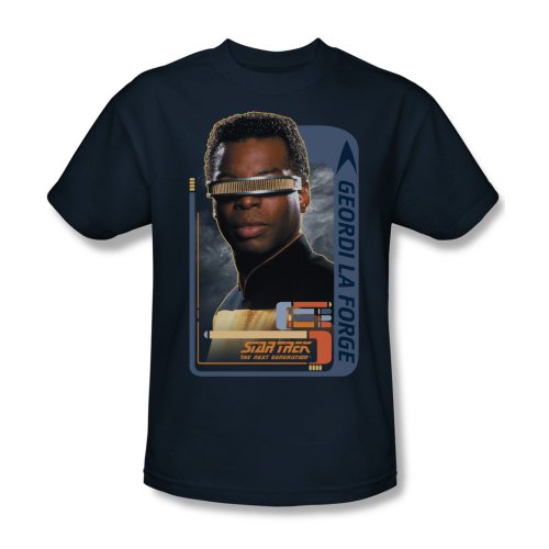Star Trek Geordi Laforge Officially Licensed Adult T Shirt