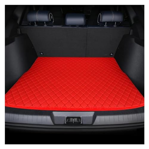 Tapis de coffre pour Kadjar et Megane en cuir rouge sur mesure