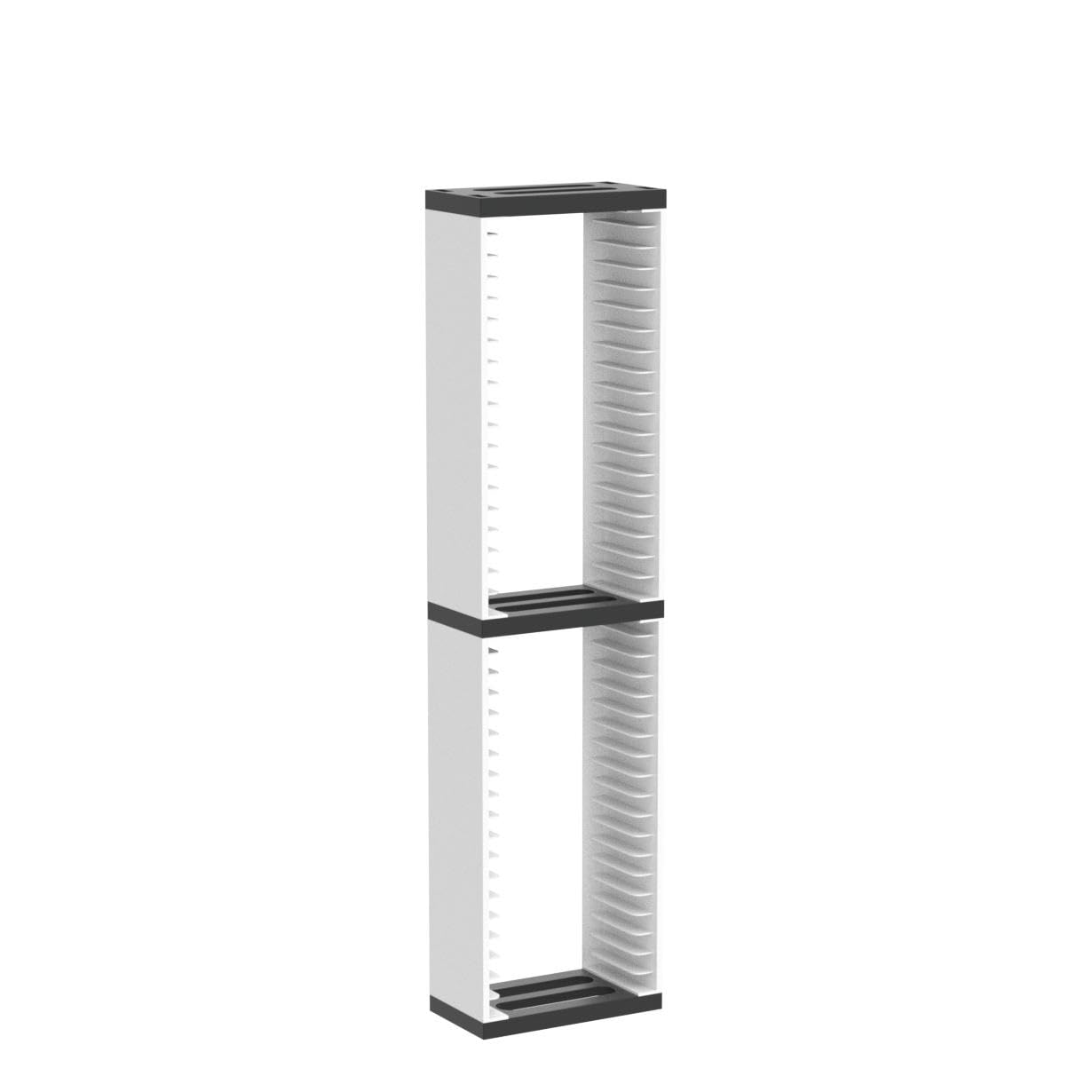 Skywin - Torre di supporto per videogiochi, organizer per videogiochi per PS5/PS4/PS3/Xbox Series S & X/Xbox One, supporto universale per dischi di gioco, 36 CD Storage Disk Tower per PS (bianco)