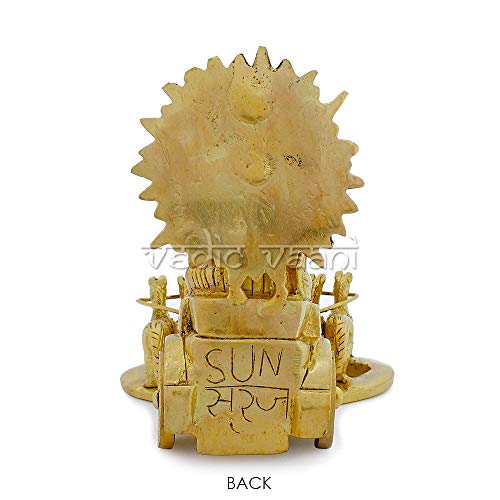 Vedic Vaani Brass Planet Sun Surya Narayana Chariot Idol | Surya Incense Sticks Agarbattis (Pack Of 2) #TOP5
