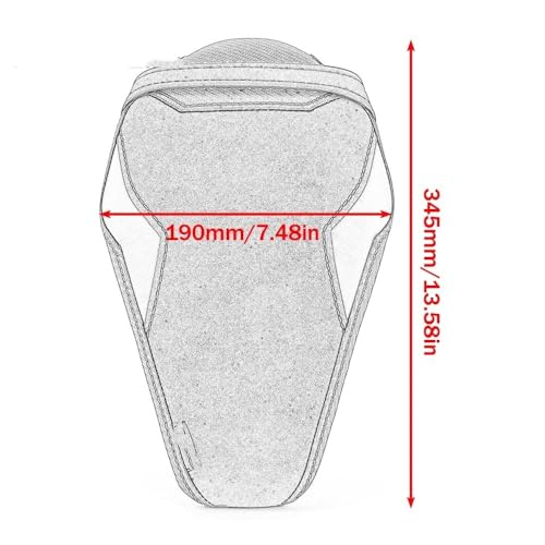 Asiento trasero Z900 2026 sillín antideslizante pasajero 6